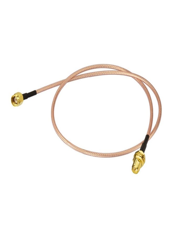 Bingfu WiFi Antenna Extension Cable (2-Pack) RP-SMA Male to RP-SMA Female Bulkhead Mount RG316 Cale 60cm 24 inch for WiFi Router Security IP Camera Wireless Mini PCI Express PCIE Network Card Adapter - Image 2